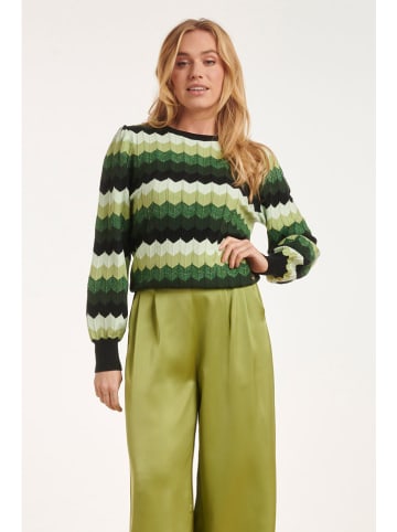 Smashed Lemon Sweter w kolorze oliwkowo-zielonym