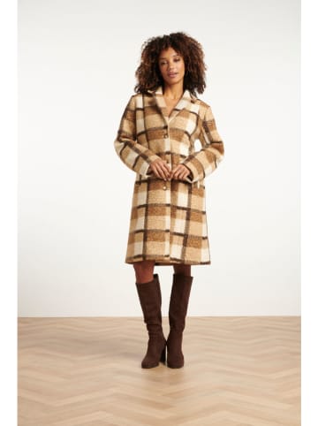 Smashed Lemon Płaszcz przejściowy w kolorze beżowo-jasnobrązowym