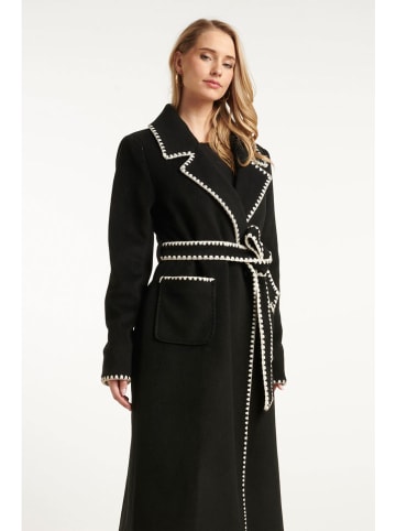 Smashed Lemon Übergangsmantel in Schwarz