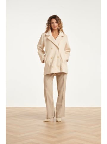 Smashed Lemon Płaszcz przejściowy w kolorze kremowym