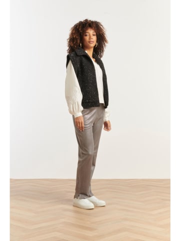 Smashed Lemon Weste in Schwarz