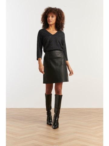 Smashed Lemon Blouse donkerblauw