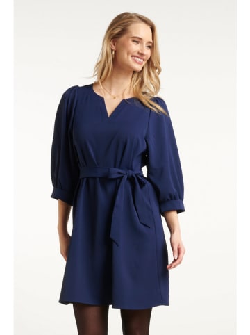 Smashed Lemon Kleid in Dunkelblau