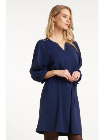 Smashed Lemon Kleid in Dunkelblau