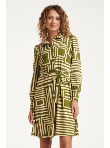 Smashed Lemon Kleid in Grün