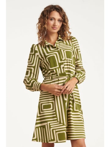 Smashed Lemon Jurk groen