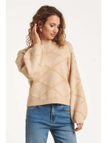 Smashed Lemon Pullover in Beige