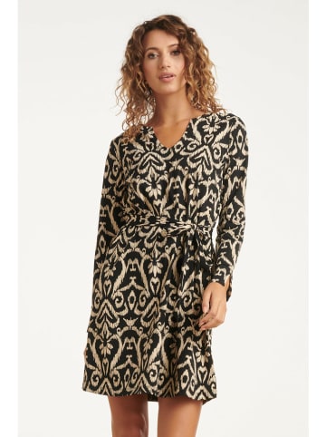 Smashed Lemon Kleid in Schwarz/ Beige