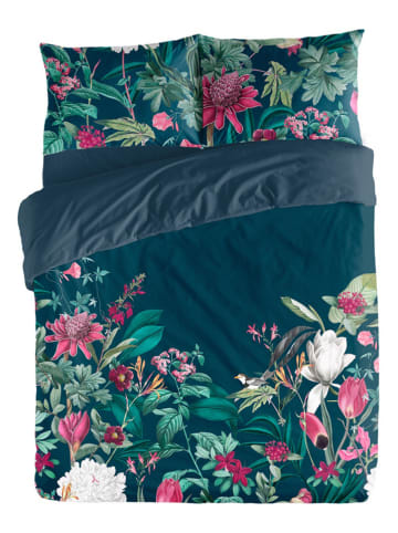 ethere Perkalowa poszwa "Patagonia" w kolorze morskim na kołdrę