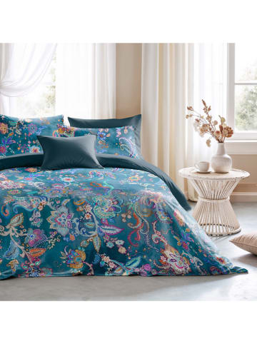 ethere Perkal-Bettbezug ''Nordic'' in Dunkelblau