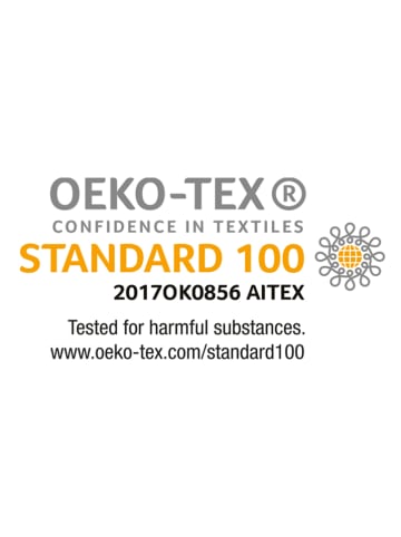 ethere Perkal kussensloop "Alur" groen/lichtroze