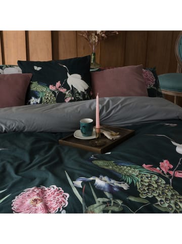 ethere Perkalowa poszewka "Bandai" w kolorze zielono-jasnoróżowym na poduszkę