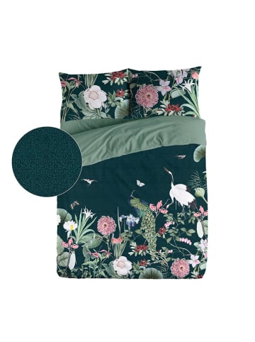 Monsun Perkalowa poszwa "Bandai" w kolorze zielonym na kołdrę