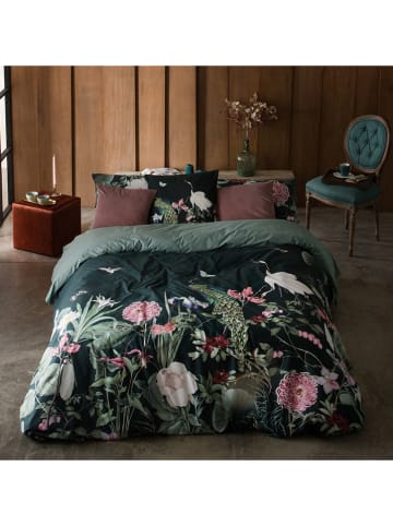 Monsun Perkalowa poszwa "Bandai" w kolorze zielonym na kołdrę