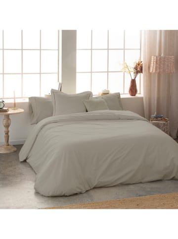 Monsun Perkal-Bettbezug ''Sakura'' in Beige