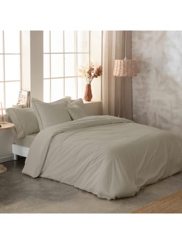 Monsun Perkal dekbedovertrek "Sakura" beige