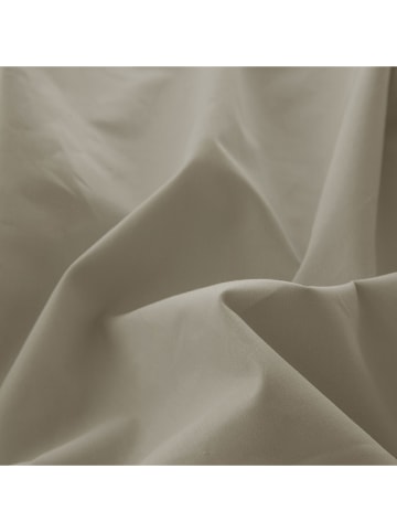 Monsun Perkal hoeslaken "Beige" wit