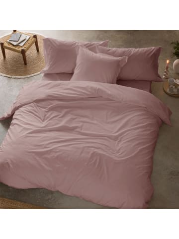 Monsun Perkal dekbedovertrek "Sakura" lichtroze