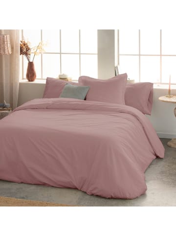 Monsun Perkal dekbedovertrek "Sakura" lichtroze