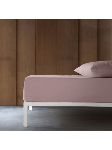 Monsun Perkal hoeslaken "Sakura" lichtroze