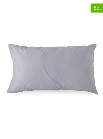 Monsun 2-delige set: kussenslopen "Sakura" grijs