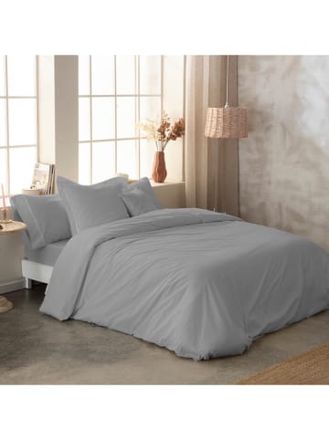 Monsun Perkal-Bettbezug ''Sakura'' in Grau