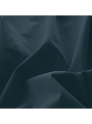 Monsun Perkal-Spannbettlaken ''Sakura'' in Petrol