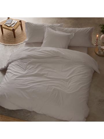 Monsun Perkal-Bettbezug ''Sakura'' in Taupe