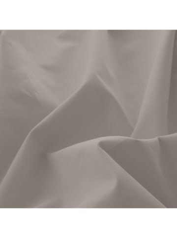 Monsun Perkalowe prześcieradło "Sakura" w kolorze szarobrązowym