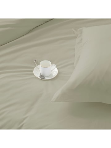 Monsun Perkalowa poszwa "Sakura" w kolorze oliwkowym na kołdrę