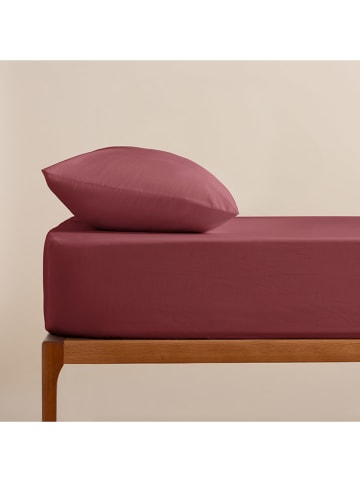 ethere Perkal-Spannbettlaken "Sakura" in Lila