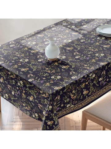 Mint Rugs Obrus "Floral And Tropical Oria" w kolorze granatowo-zielonym