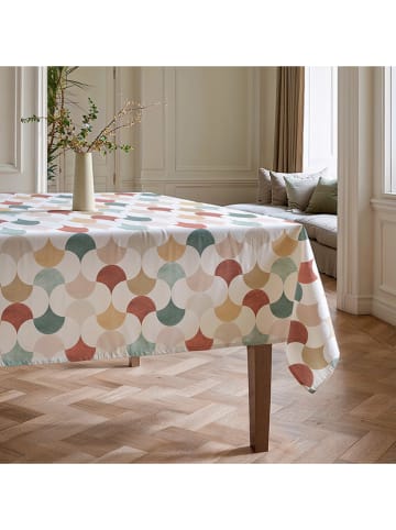 Mint Rugs Tafellaken "Nordic Miren" beige/blauw/bruin