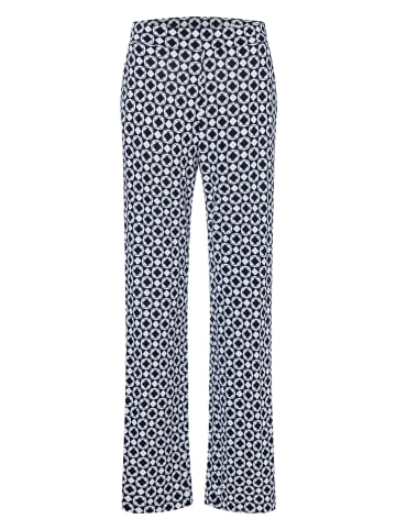 MAC Broek "Chiara" zwart/wit