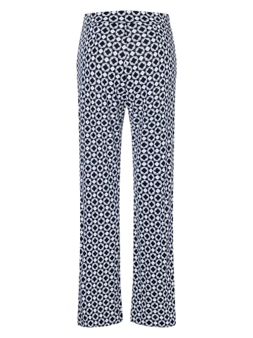 MAC Broek "Chiara" zwart/wit