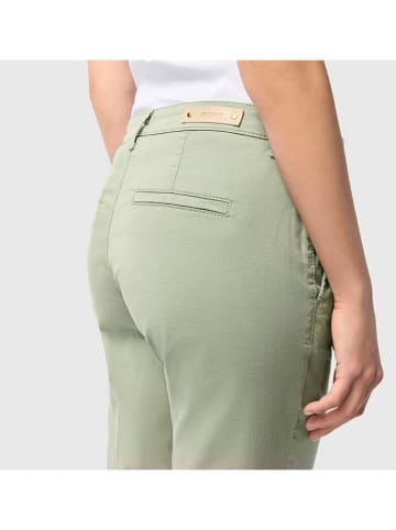 MAC Spodnie chino w kolorze zielonym