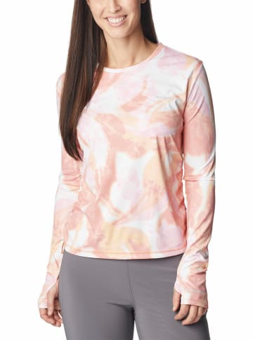 Columbia Koszulka sportowa "Sun Deflector Summerdry™" w kolorze jasnoróżowym