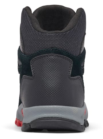 Columbia Skórzane botki "Youth Newton Ridge Amped" w kolorze czarno-czerwonym