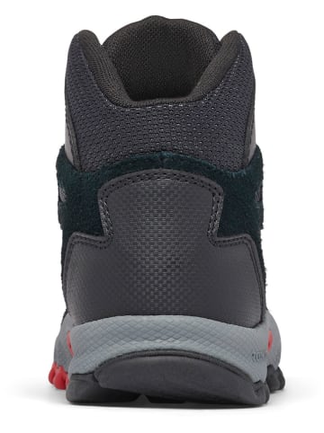 Columbia Skórzane botki "Youth Newton Ridge Amped" w kolorze czarno-czerwonym