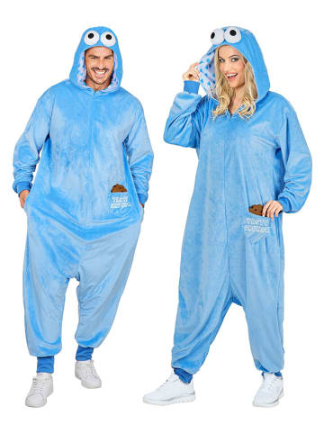 Carnival Party Kostümoverall "Sweets Monster" in Hellblau