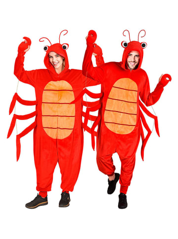 Carnival Party Kombinezon kostiumowy "Lobster" w kolorze czerwono-pomarańczowym