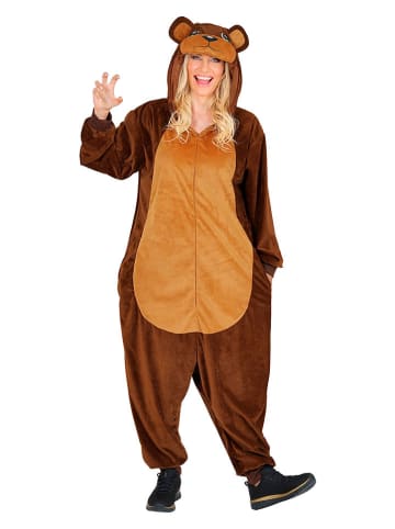 Carnival Party Kostümoverall "Bear" in Braun/ Hellbraun