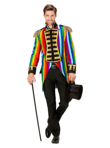 Carnival Party Blezer kostiumowy "Rainbow Parade Coat" ze wzorem