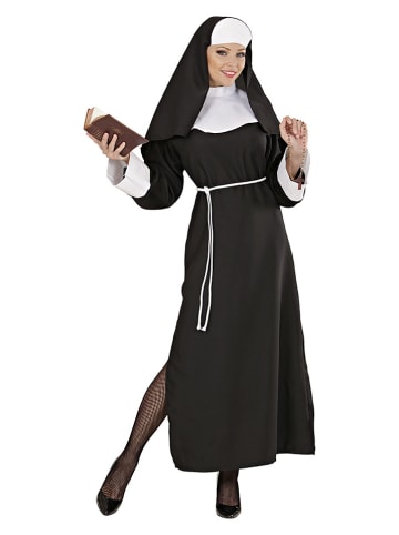 Carnival Party 3-częściowy kostium "Nun" w kolorze czarnym