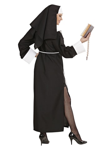 Carnival Party 3-delige kostuum "Nun" zwart