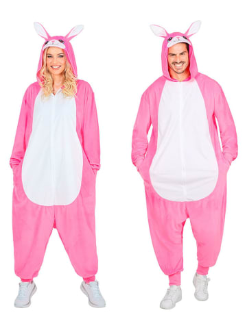 Carnival Party Kombinezon kostiumowy "Bunny" w kolorze jasnoróżowo-białym