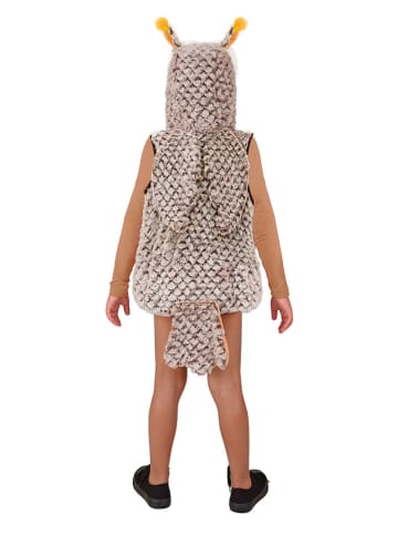 Carnival Party Kostuum "Uil" oranje/grijs