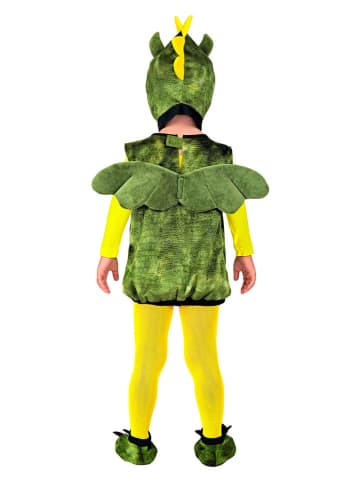 Carnival Party 3-częściowy kostium "Dragon" w kolorze żółto-zielonym