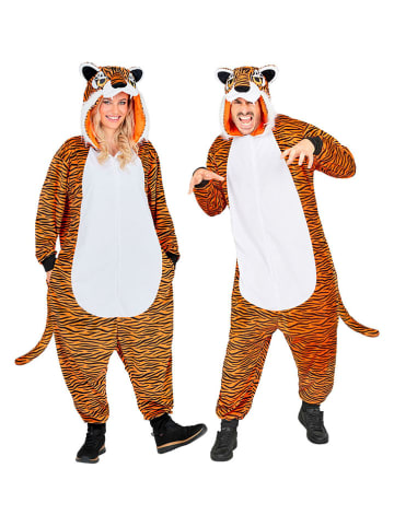 Carnival Party Kombinezon kostiumowy "Tiger" w kolorze pomarańczowo-białym