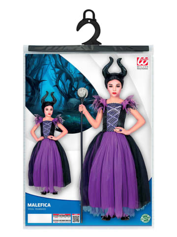 Carnival Party 2-częściowy kostium "Malefizia" w kolorze fioletowo-czarnym